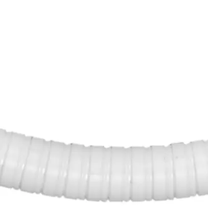 Gomito Symalit flessibile PE 45° corta 92/80 bianco r=830mm SYSTAflex 