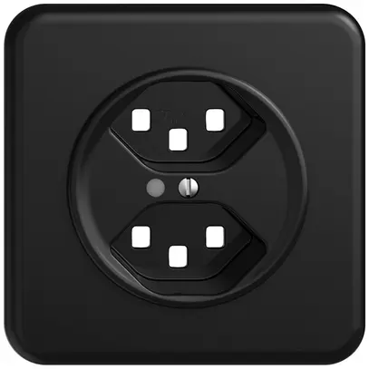 Kit di montaggio INC STANDARDdue SNAPFIX® per presa 2×T23 con lente frontale ne 