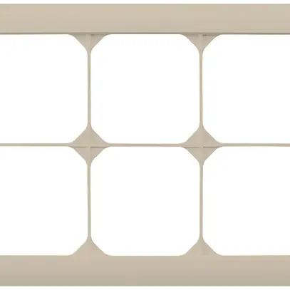 Telaio di copertura INC kallysto.line 2×3 beige orizzontale 152×212mm 