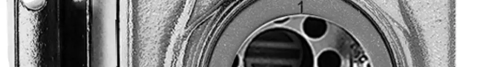 AP-Drehschalter nass 3/3P Al natur für Sicherheitsschloss, ohne Zylinder 