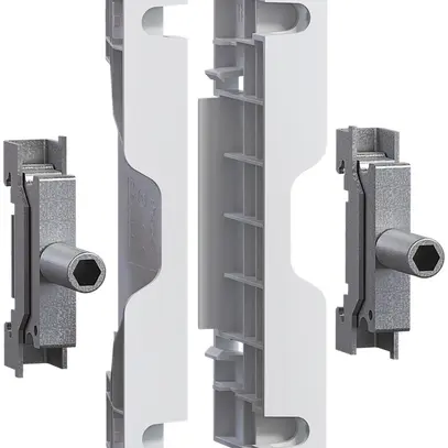 Embou de socle enfichable Hager uniway, 2 pièces 