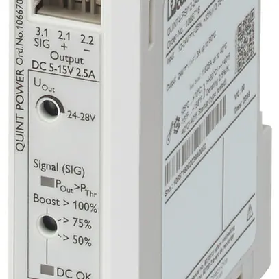 Wandler PX QUINT4-PS/12-24DC/5-15DC/2.5/PT DC/DC IN 24VDC OUT 12VDC/2.5A 