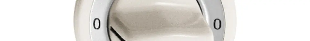 Frontset 0-Winter-0-Sommer weiss für Drehschalter FH 