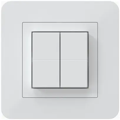 Pulsante senza fili Friends of Hue KTR, 4×, 94×94mm, bianco 