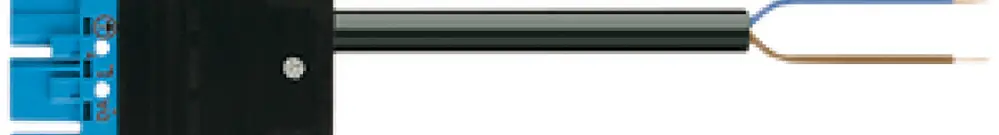 Câble de raccordement MIDI 2×1.5mm² 20A 250V 3m cod.I fiche-libre bleu Cca 
