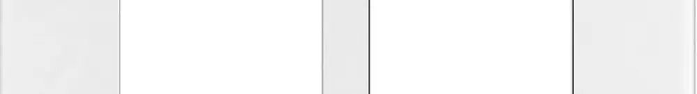 UP-Kopfzeile Legrand Arteor 1×2, horizontal, weiss 