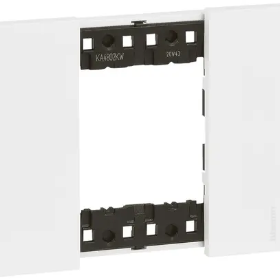 Telaio di copertura Living Now 2 moduli 102.5×86mm white 