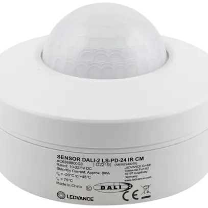 Multisensore AP LEDVANCE L/P-24 PIR IP54 DC 0.1W DALI Ø105×67mm bianco 