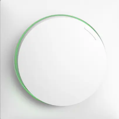 UP-Drehdimmer EDIZIOdue 20…420W universal weiss, beleuchtbar LED grün 