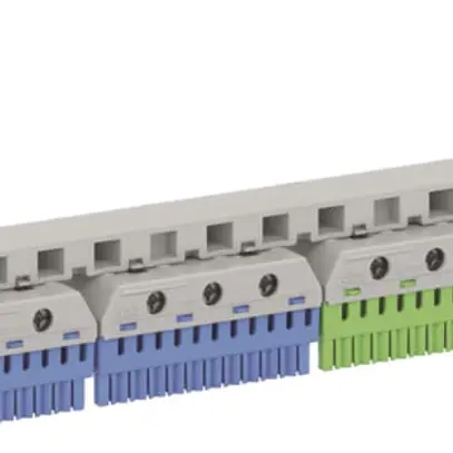 Support pour bornes enfichables N/PE ABB ZK 221 pour distributeur ComfortLine 