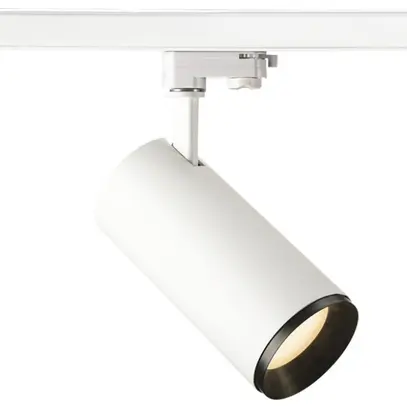 Spot LED SLV 3~ NUMINOS L PHASE 28W 2475lm 2700K 60° Ø100×213mm blanc 