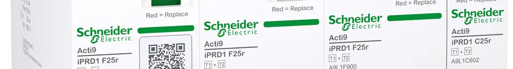 Kombiableiter Acti9 iPRD F25r Typ 1+2 4P 25kA 240V TN-S TT 7TE 