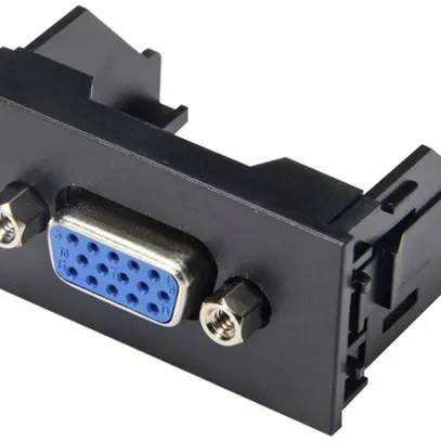 VGA-Modul Cecoflex für AV-Montagesystem, f/f, schwarz 
