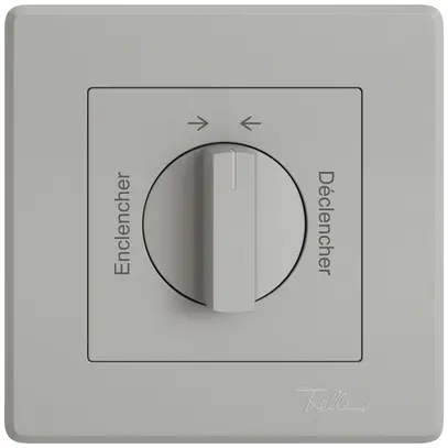 Kit di montaggio INC EDIZIO.liv SNAPFIX® pulsante girev.manop.Encl.→ ← Décl.grc 