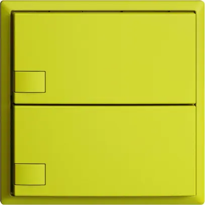 Pulsante INC KNX 2×EDIZIOdue lemon RGB senza LED 