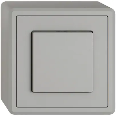 Interrupteur à poussoir AP EDIZIO.liv SNAPFIX® interrupteur/inverseur 3/1L grc 