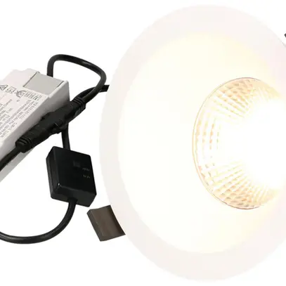 Spot LED INC maxLUCE ATMO 150 18W 1860lm 3000…4000K IP44 Ø150mm blanc 