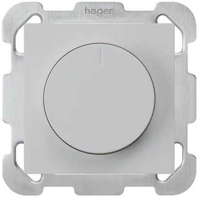 Variatore rotativo stazione secondaria INC Hager kallysto grigio chiaro 