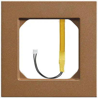Cadre de recouvrement kallysto.pro 1×1 canyon pour éclairage en coin jaune 