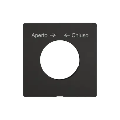Kit di montaggio EDIZIO.liv SNAPFIX® pulsante girevole chi.Aperto → ← Chiuso ne 