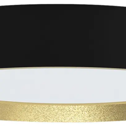 Plafoniera LED Philips Hanno 24W 2700lm 2700K Ø384mm nero/oro 