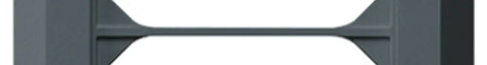 Telaio di copertura INC kallysto.line 4×1 antracite 92×272mm 