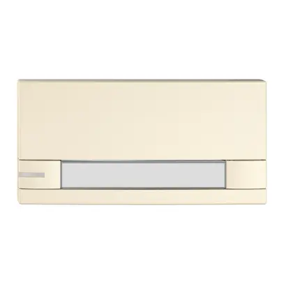 Poussoir 1/2 EDIZIO.liv KNX et UNI a.SNAPFIX® a.LED a.étiquette comm.2T cr 