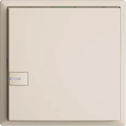 Poussoir ENC KNX 1× EDIZIOdue crema RGB avec LED 