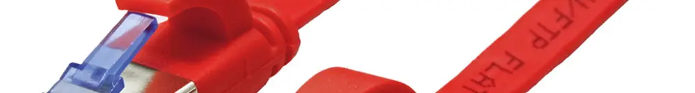 Câble patch RJ45 VALUE cat.6A U/FTP AWG32 PVC plat rouge 1m 