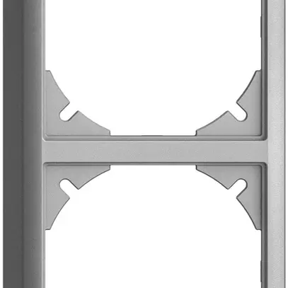 Capot EDIZIOdue 39mm I-I silver pour combinaison vertical/horizontal 