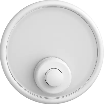 Pulsante suoneria STANDARDdue bianco con porta-etichetta 