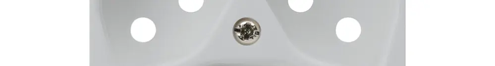 Placca frontale kallysto 3×T13 60×60mm grigio chiaro per presa 3×T13 