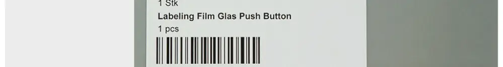 Étiquette de marquage MDT ZFOL-GT pour Plus BE-GTxxx/RF-GTTxx et SCN-GLED1xx 