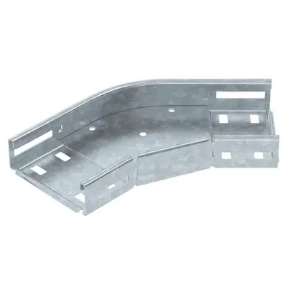 Gomito BET RB 45° 35×100mm acciaio zincato a caldo per immersione 