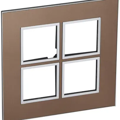 Telaio di copertura ATO 2×2 modulo, pink champagne brushed 