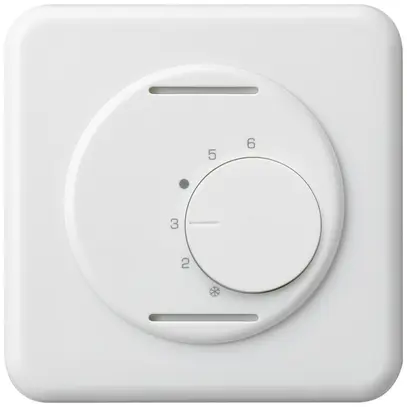 UP-Frontset basico weiss für Raumthermostat ohne Schalter 