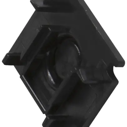 Cappa terminale SLV 48V TRACK materia sintetica 26×2×22mm nero 