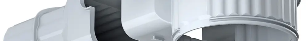 EB-Gehäuse AGRO HaloX 100 mit Tunnel 190mm für Ortbeton 