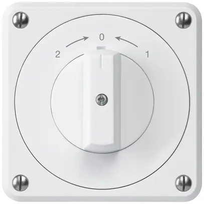 Contact pivotant ENC robusto IP55 blanc inverseur 