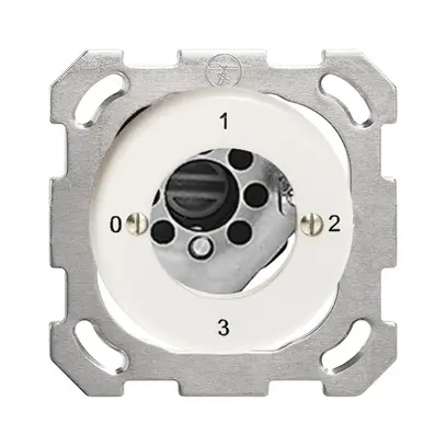 Interrupteur rotatif ENC FH 5/1L blanc pour serrure de sûr. sans cylindre 