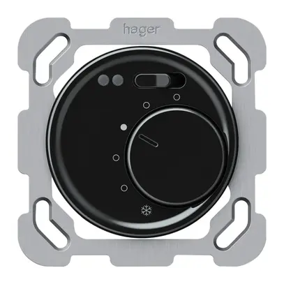 Termostato ambiente INC origin riscaldamento pavimento 230VAC 5…30°C 10A nero 