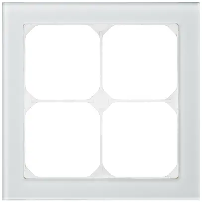 Telaio di copertura KAL.art 2×2 154×154mm vetro bianco 