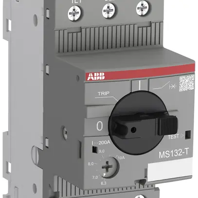 Disjoncteur transformateur AMD ABB MS132-6.3T 3P 4…6.3A raccordement à vis 