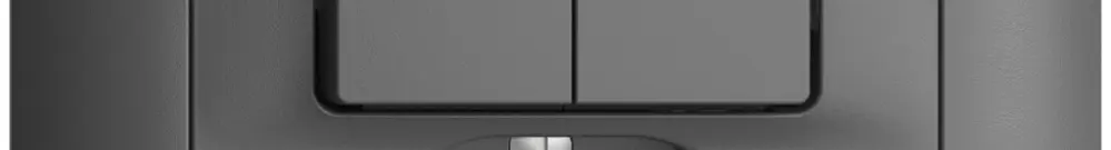 Kit frontal EDIZIOdue gris foncé 88×88mm T13 