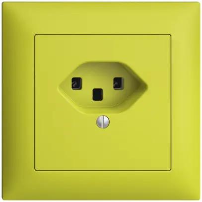 Presa INC EDIZIOdue T23 16A lemon, morsetti a vite 