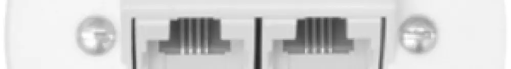 Scatola di raccordo INC FH 2×RJ45 bianco 