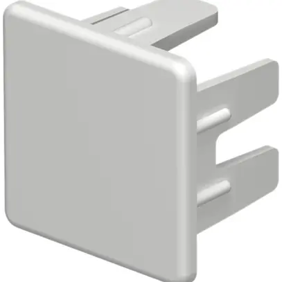 Plaque de fermeture Bettermann pour canal d'installation WDK gris clair 25×25mm 