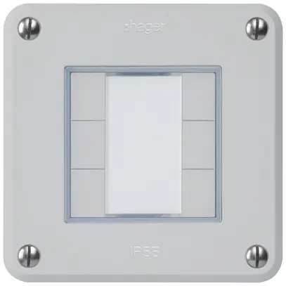 Poussoir ENC robusto C KNX 6× s/e-link gris clair 