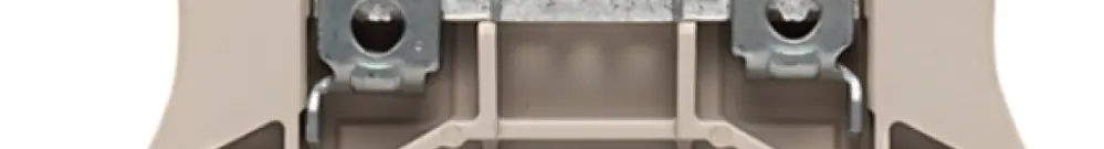Morsetto di passaggio Weidmüller WDU connessione a vite 2.5mm² TS35 beige 