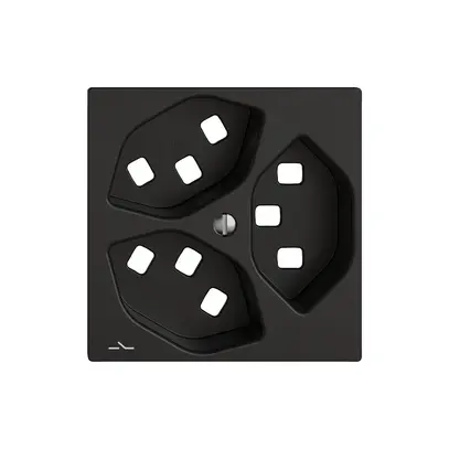 Kit di montaggio EDIZIO.liv SNAPFIX® per presa 3×T23 separata ne 